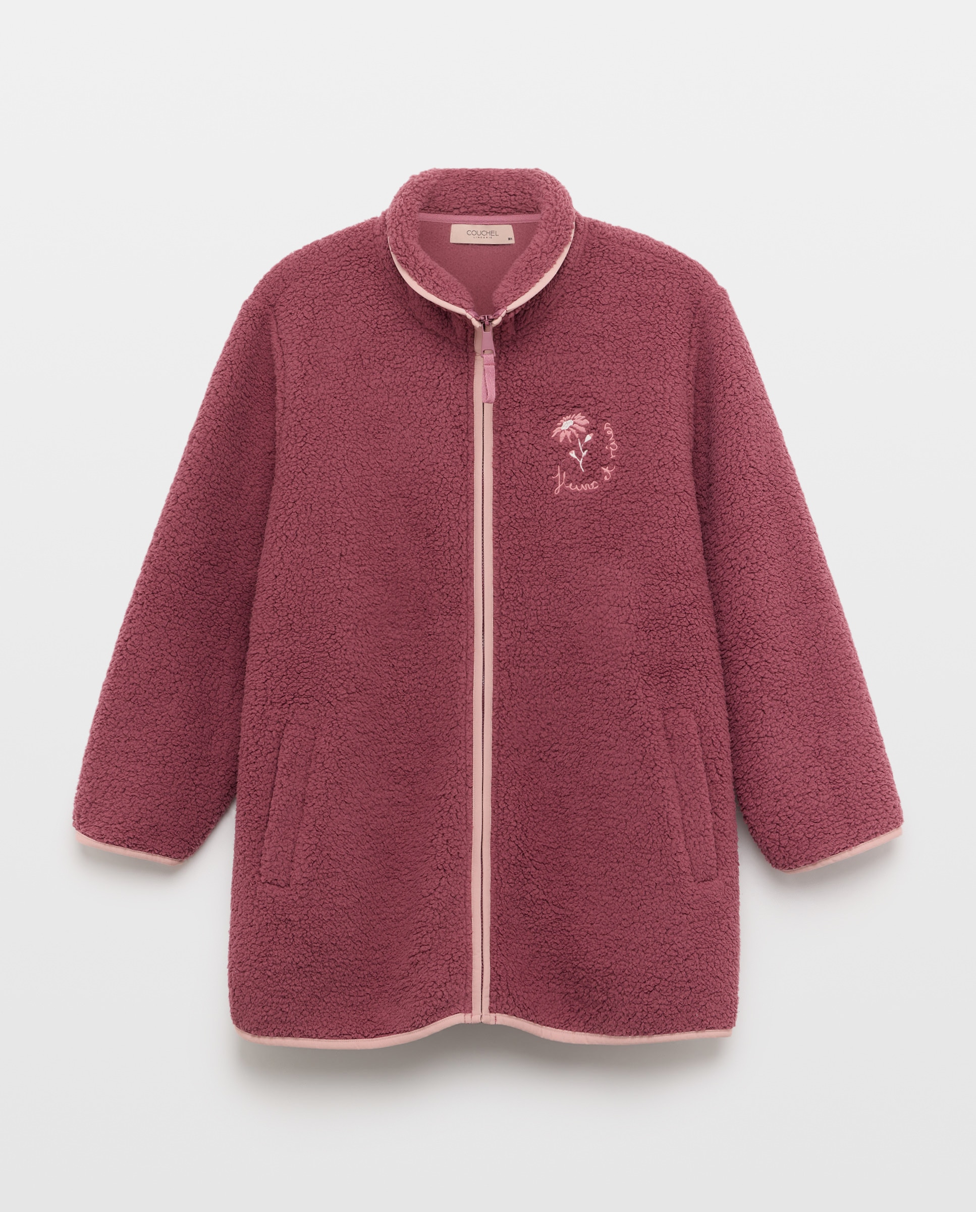 Robe com fecho-éclair 230 Rosa Escuro-1