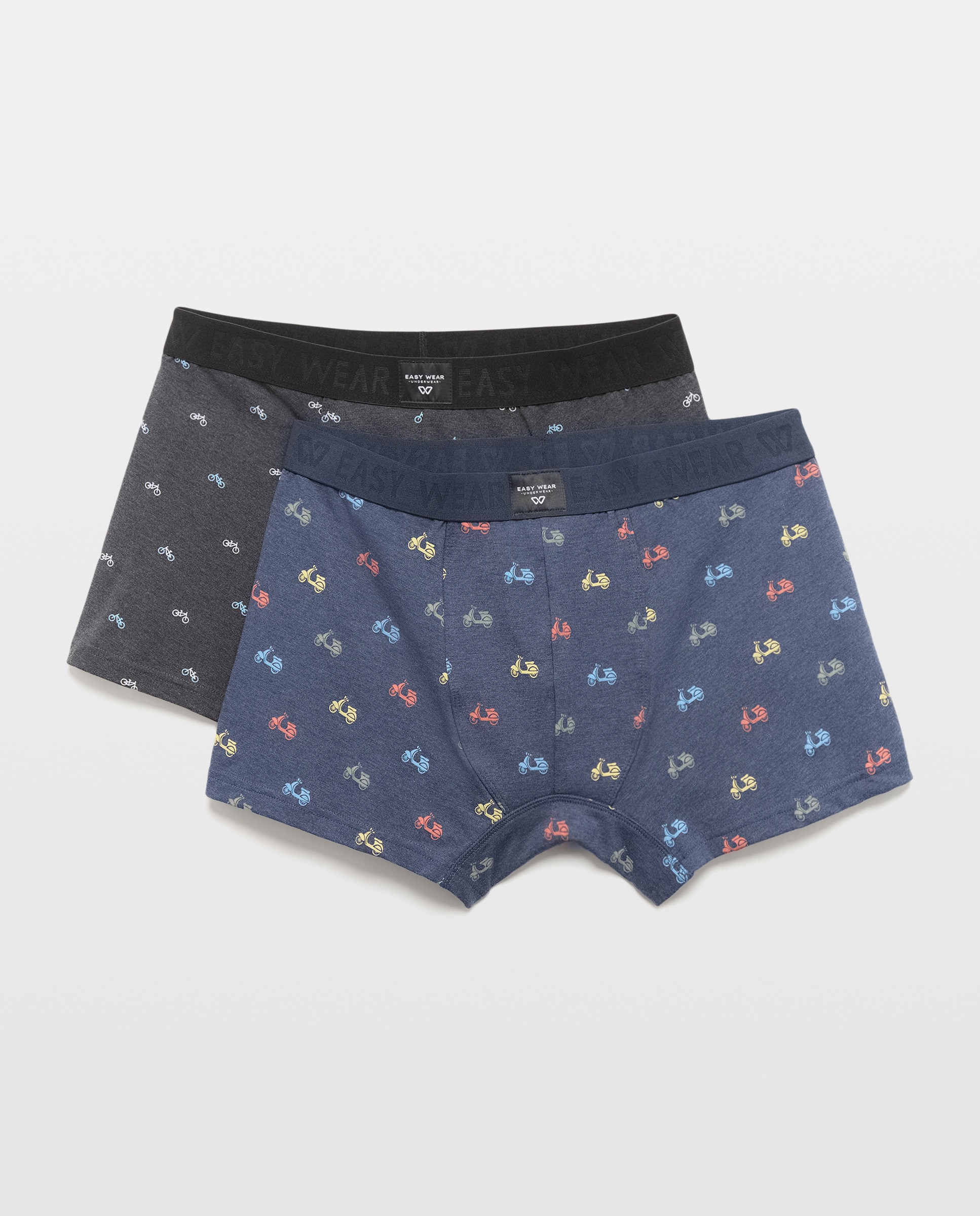 Imagem 0 de Pack de Dois Boxers Elásticos com Estampado