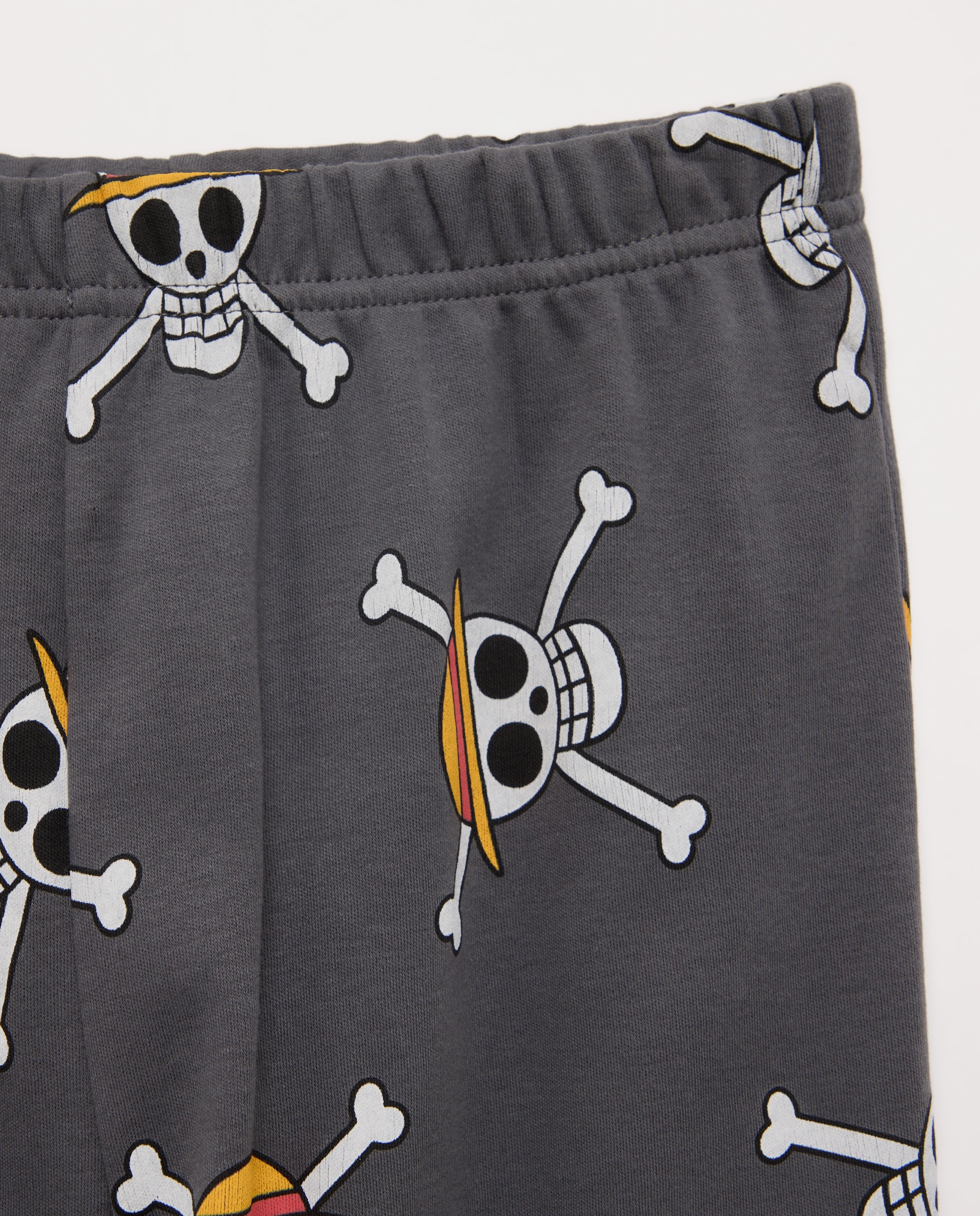 Pijama de Malha One Piece Caveira Cotton Juice Cinzento-6