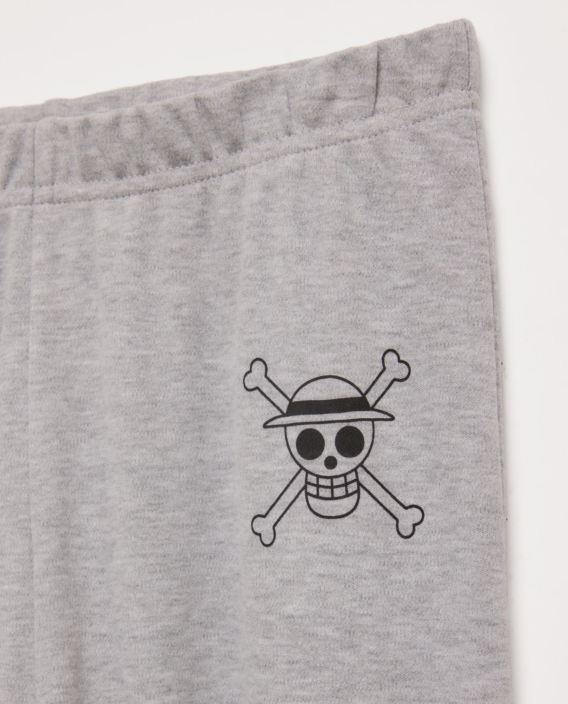 Pijama de Malha One Piece Letras Cotton Juice Branco-5