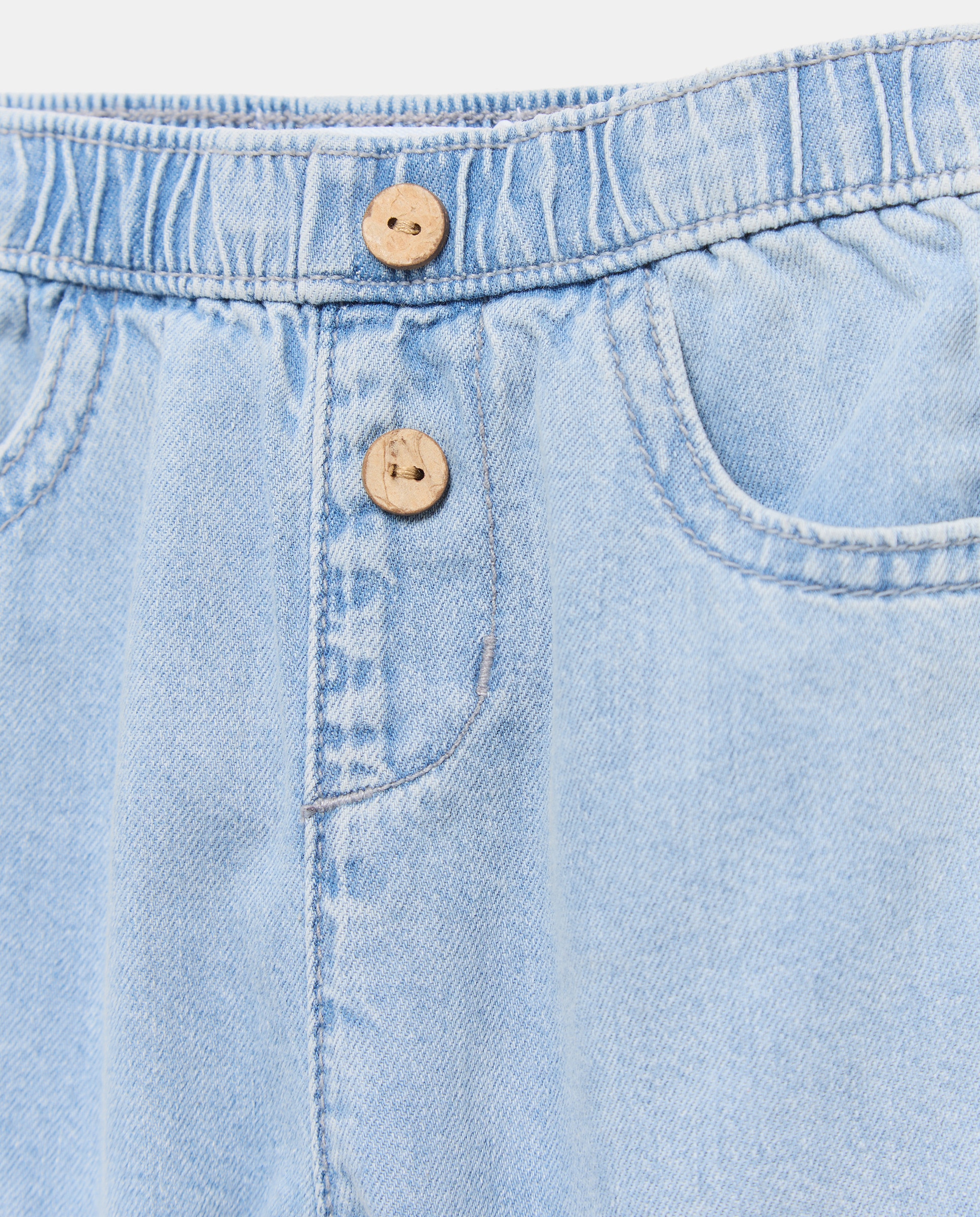 Jeans Loose Fit de Bebé Baby El Corte Inglés Cerúleo-3