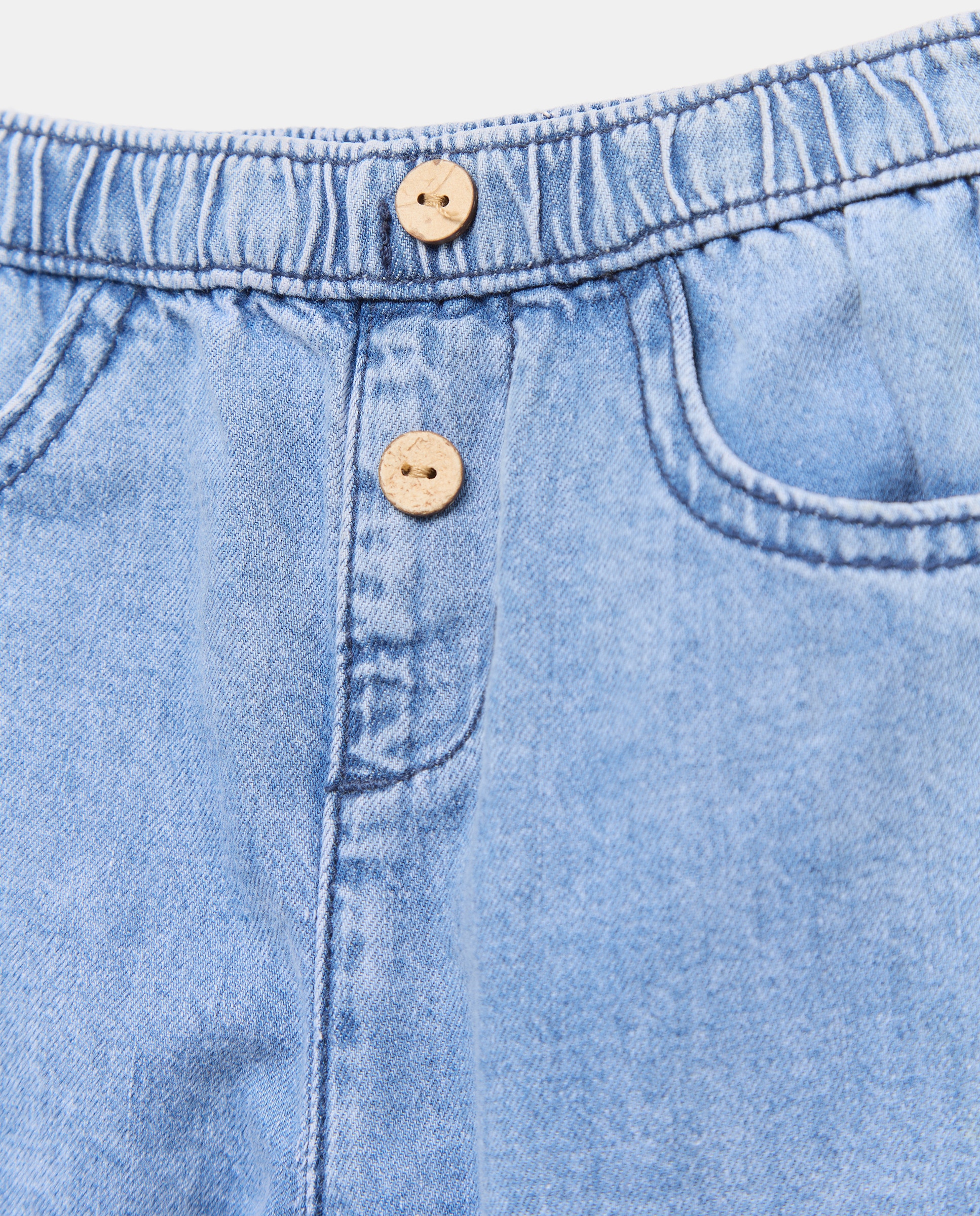 Jeans Loose Fit de Bebé Baby El Corte Inglés Azul pálido-3