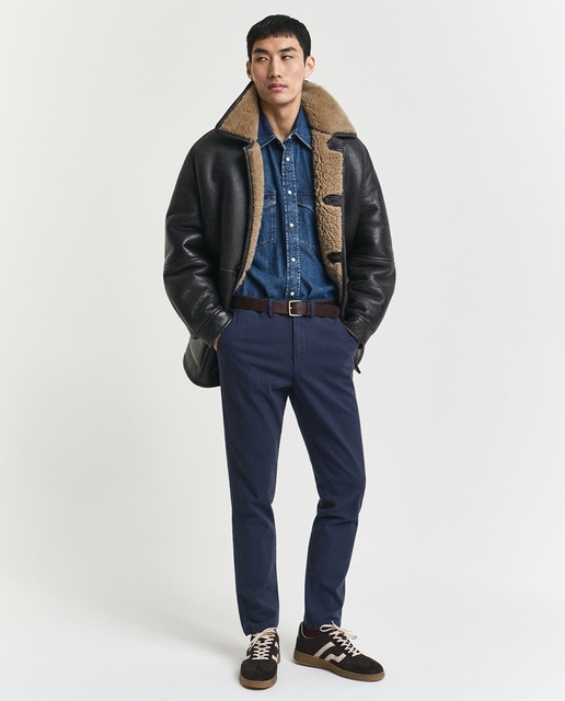 Imagen 0 de Pantalon de hombre estructurado slim fit elastico tallas grandes