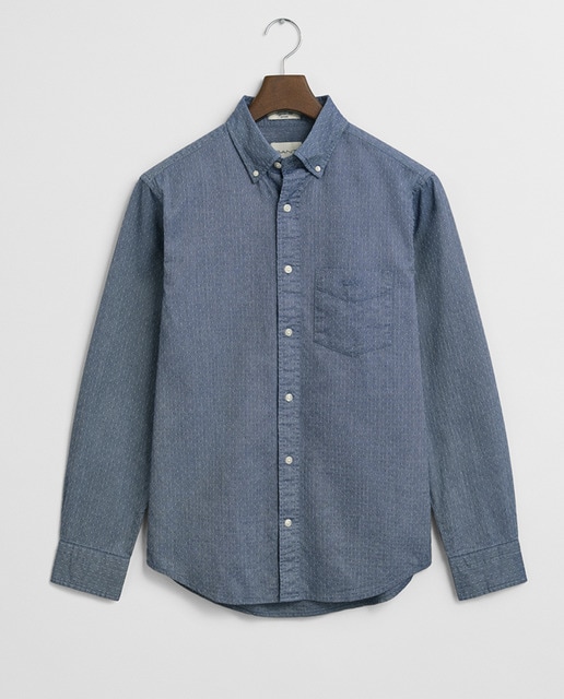 Imagen 0 de Camisa de hombre doby lisa  Regular Fit tallas grandes