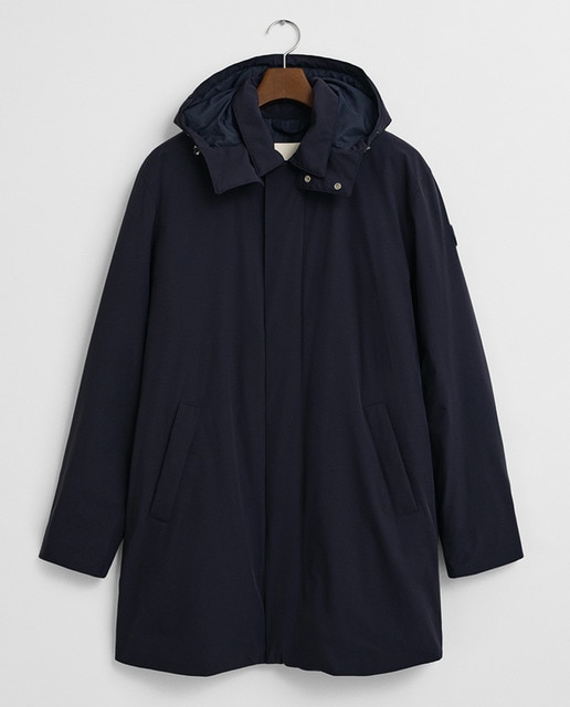 Imagen 0 de Abrigo acolchado de hombre con capucha regular fit tallas grandes