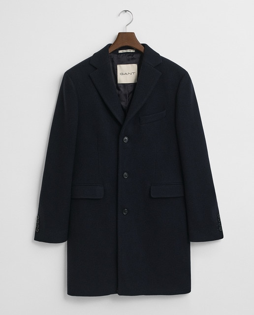 Imagem 0 de Sobretudo com Botões nos Bolsos de Lapela Tamanhos Grandes