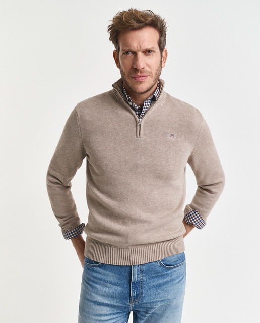 Imagem 0 de Cardigan de Malha com Meia Gola e Logótipo no Peito