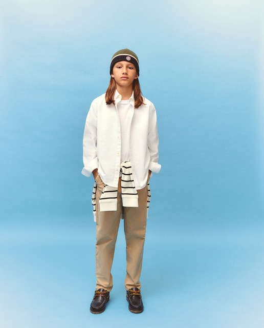 Imagem 0 de Camisa de Menino Oxford Liso