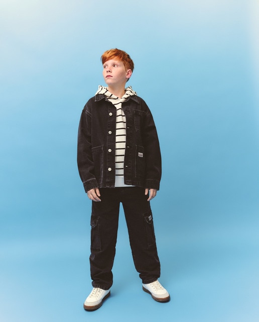 Imagen 0 de Pantalón denim fantasía cargo de niño