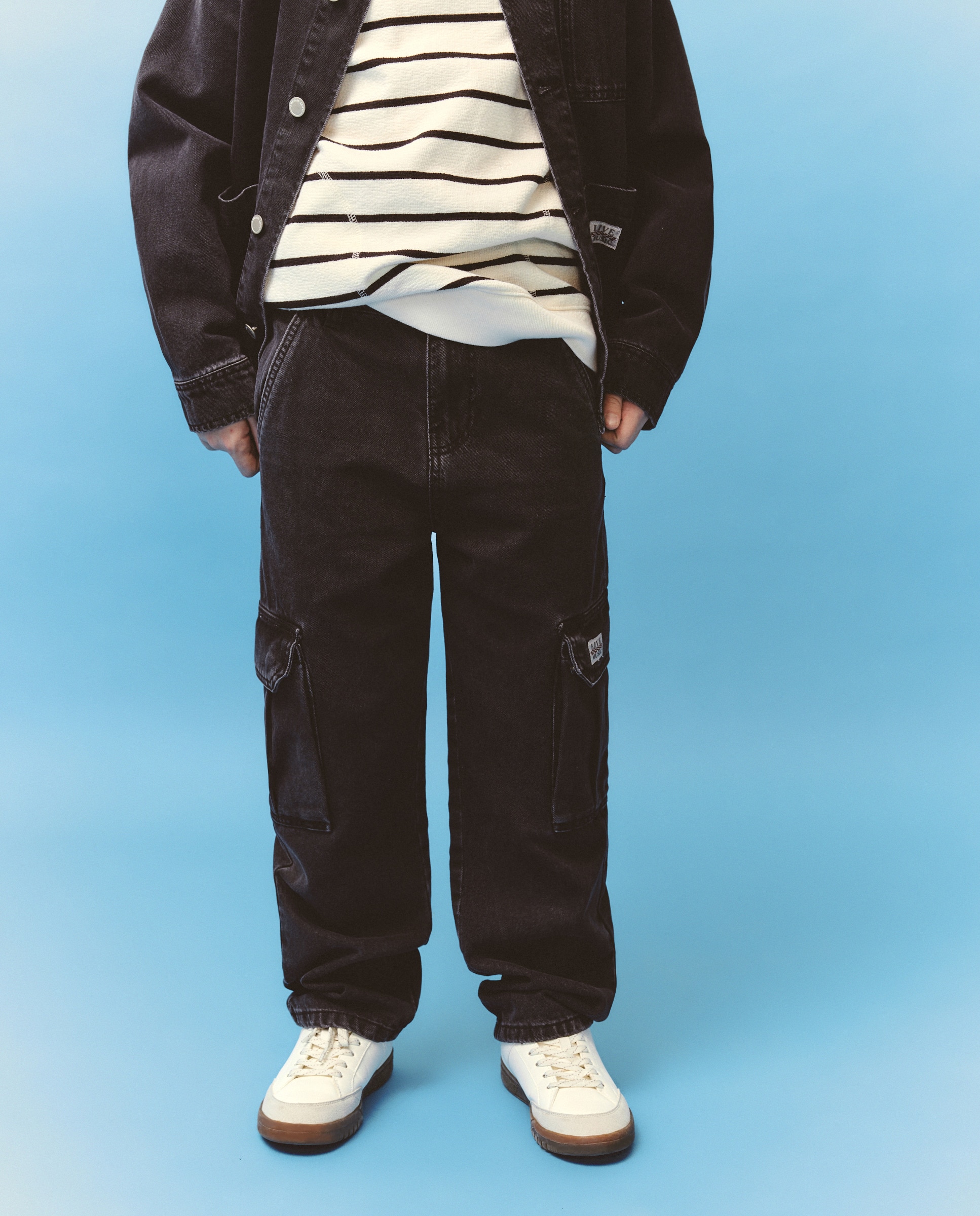 Jeans Cargo com Fantasia Kids El Corte Inglés Cinzento-3