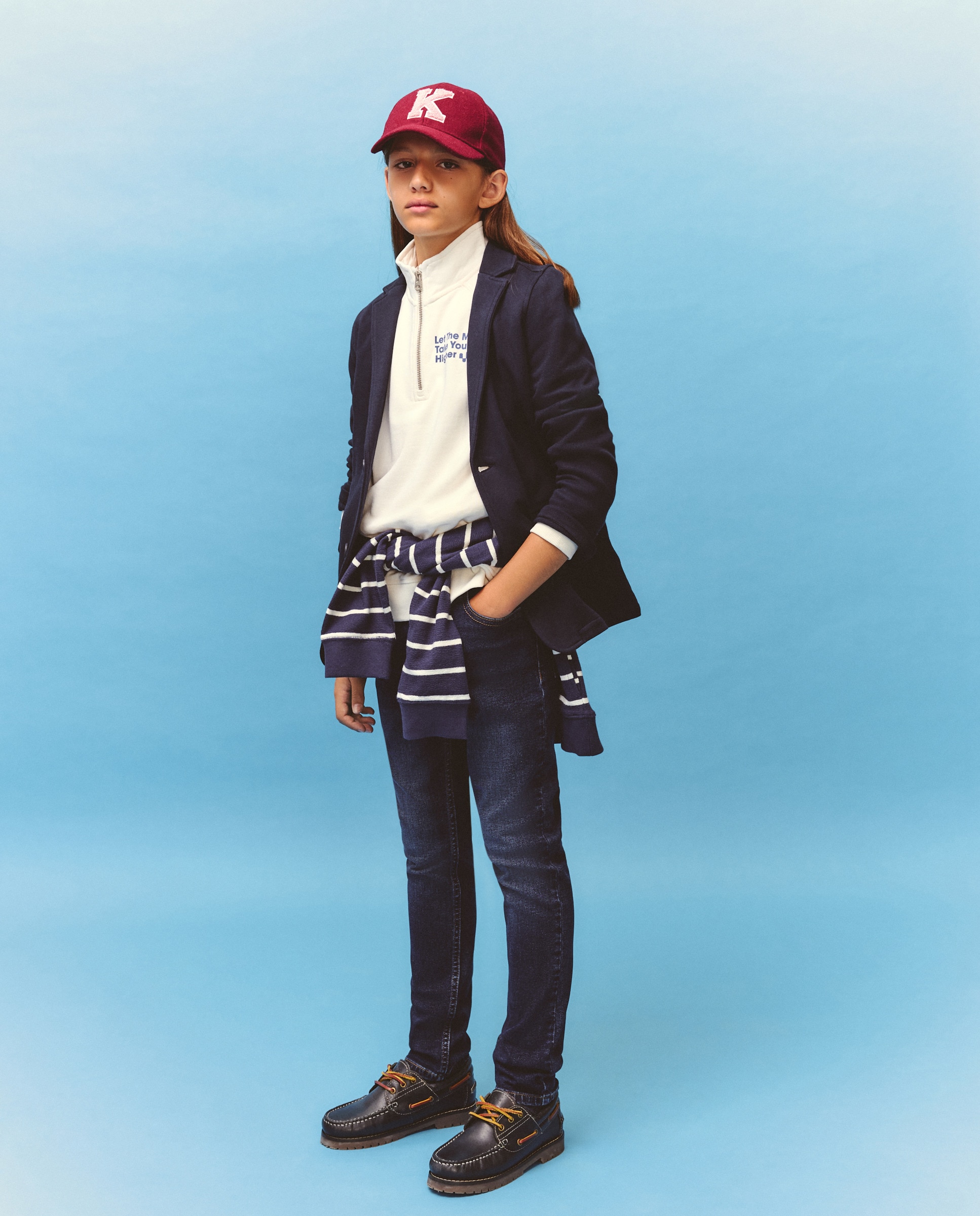 Blazer Liso Piqué Azul-marinho-2