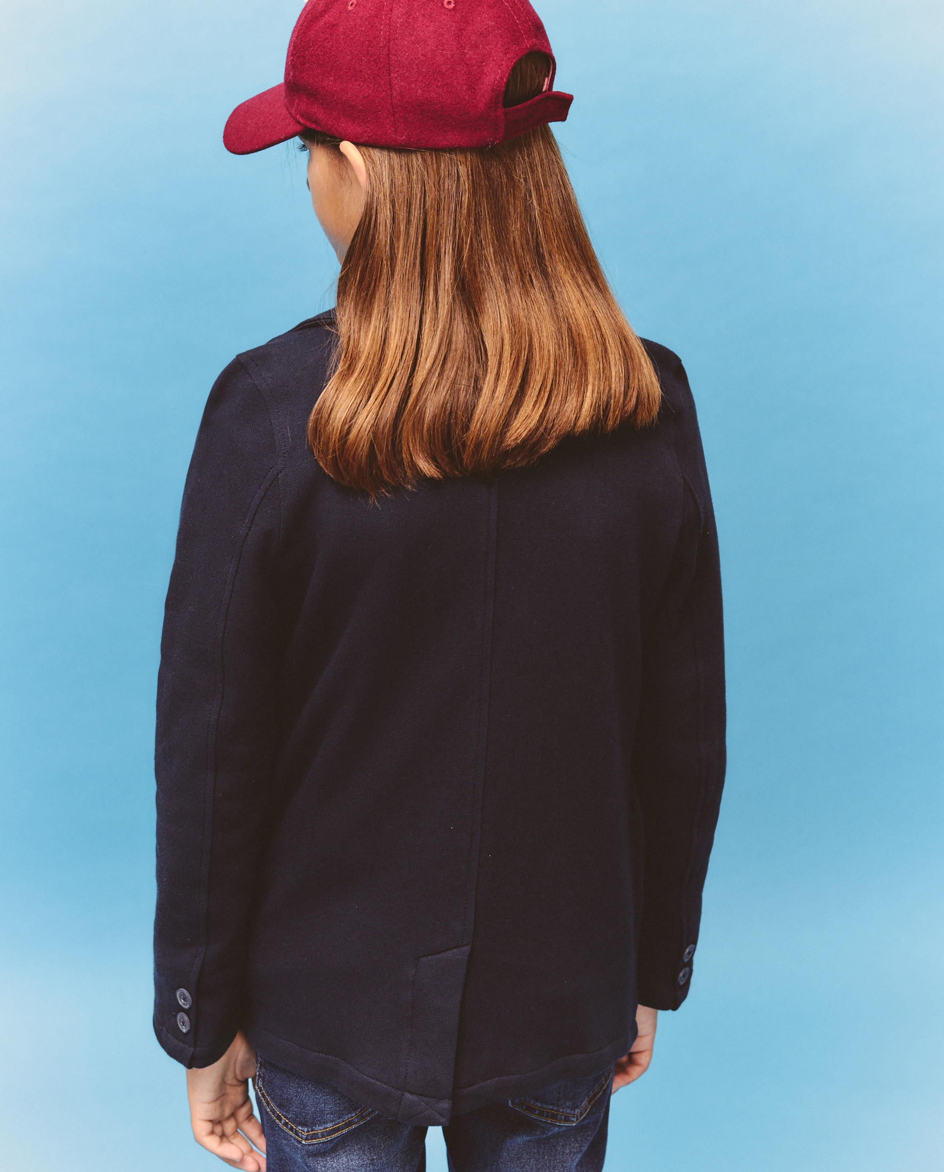 Blazer Liso Piqué Azul-marinho-4