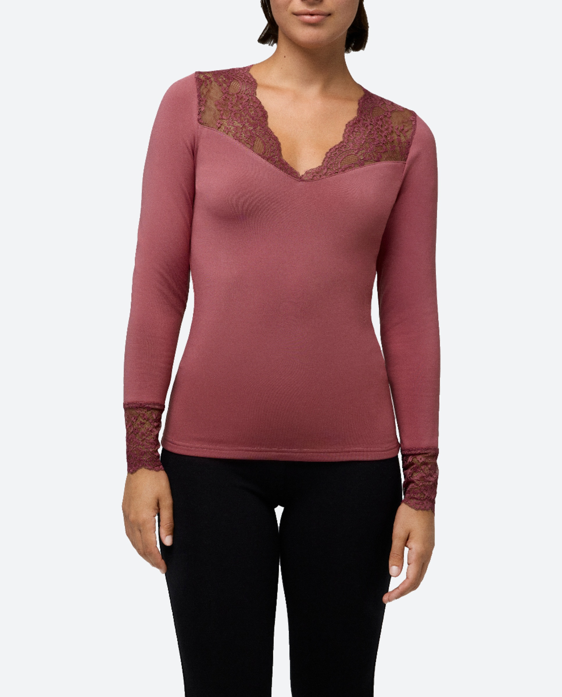 Imagen 0 de Camiseta de mujer térmica sin mangas con cuello de pico