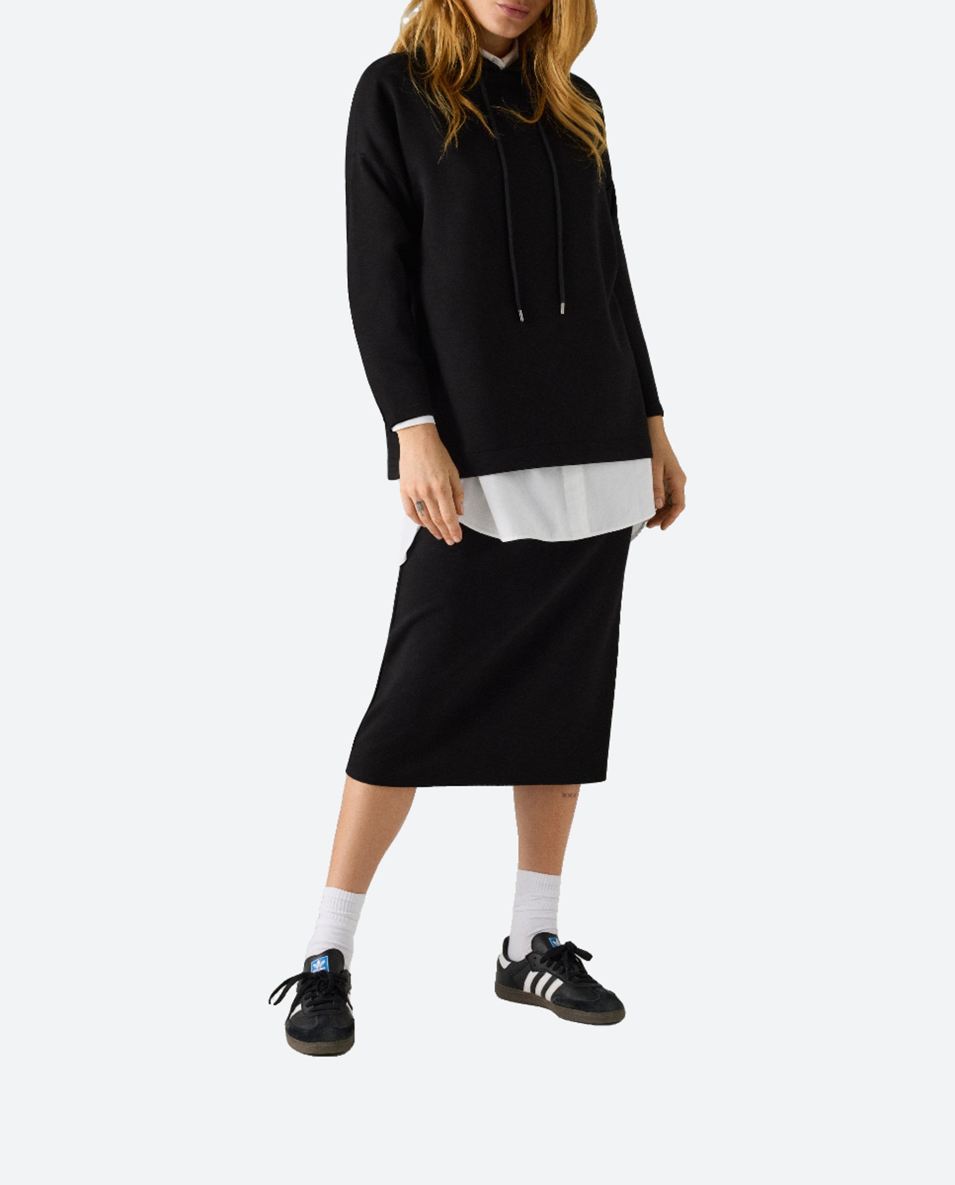 Imagen 0 de Jersey de mujer liso con capucha
