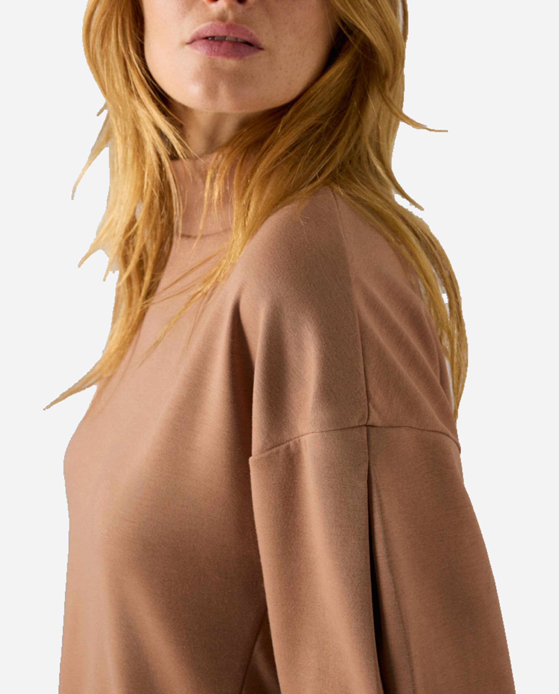 Imagen 0 de Jersey de mujer liso con cuello alto