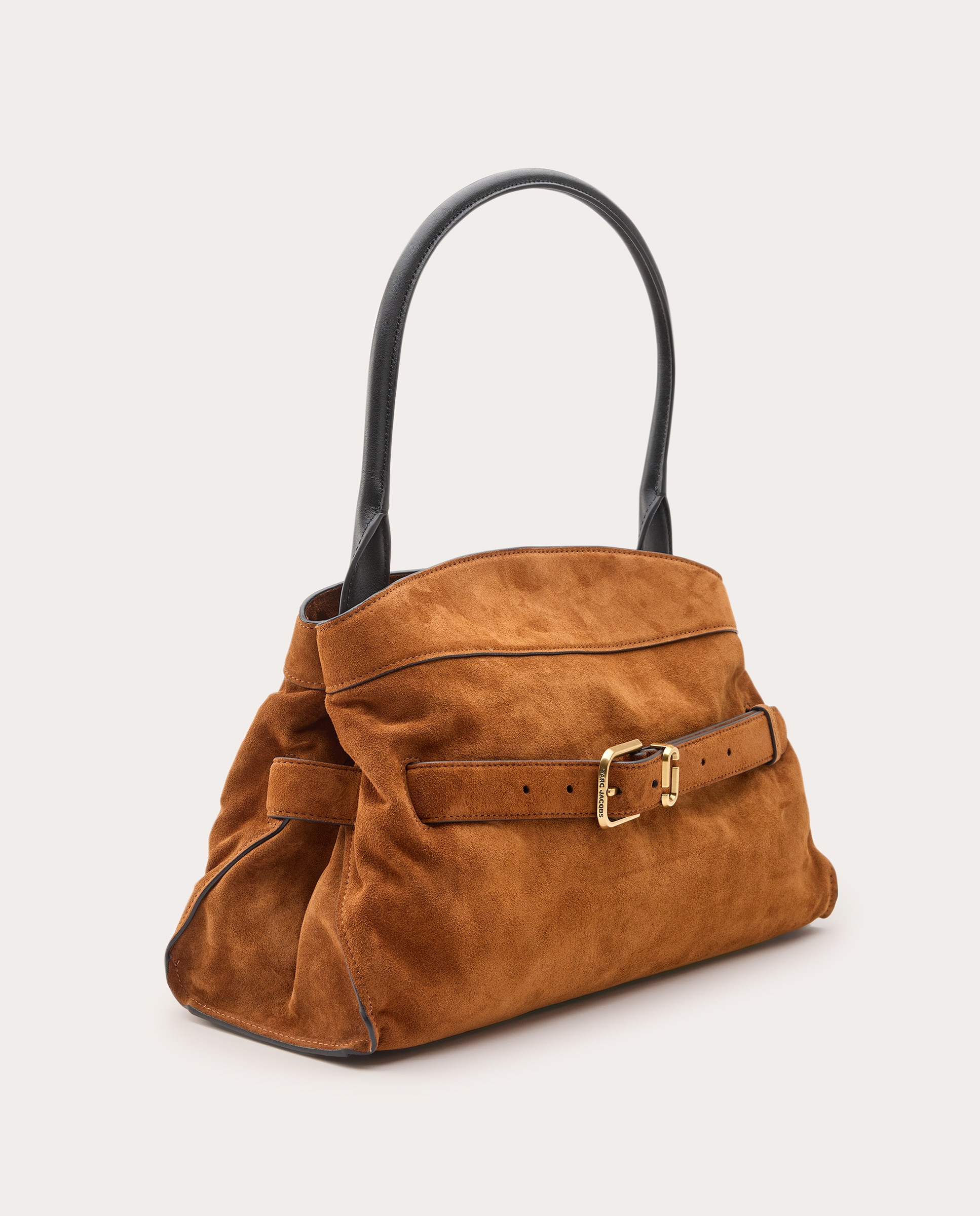 Mala de Ombro Satchel Dakota de Camurça Rosa-3