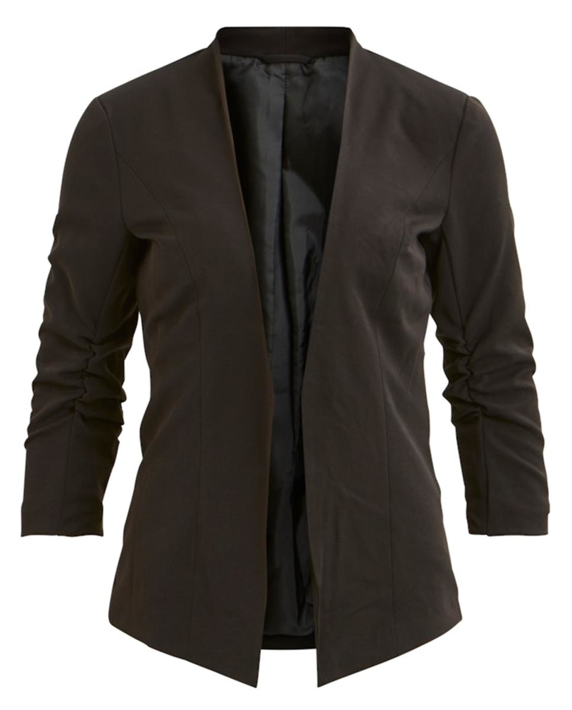 Blazer com Mangas ¾ Preto-6