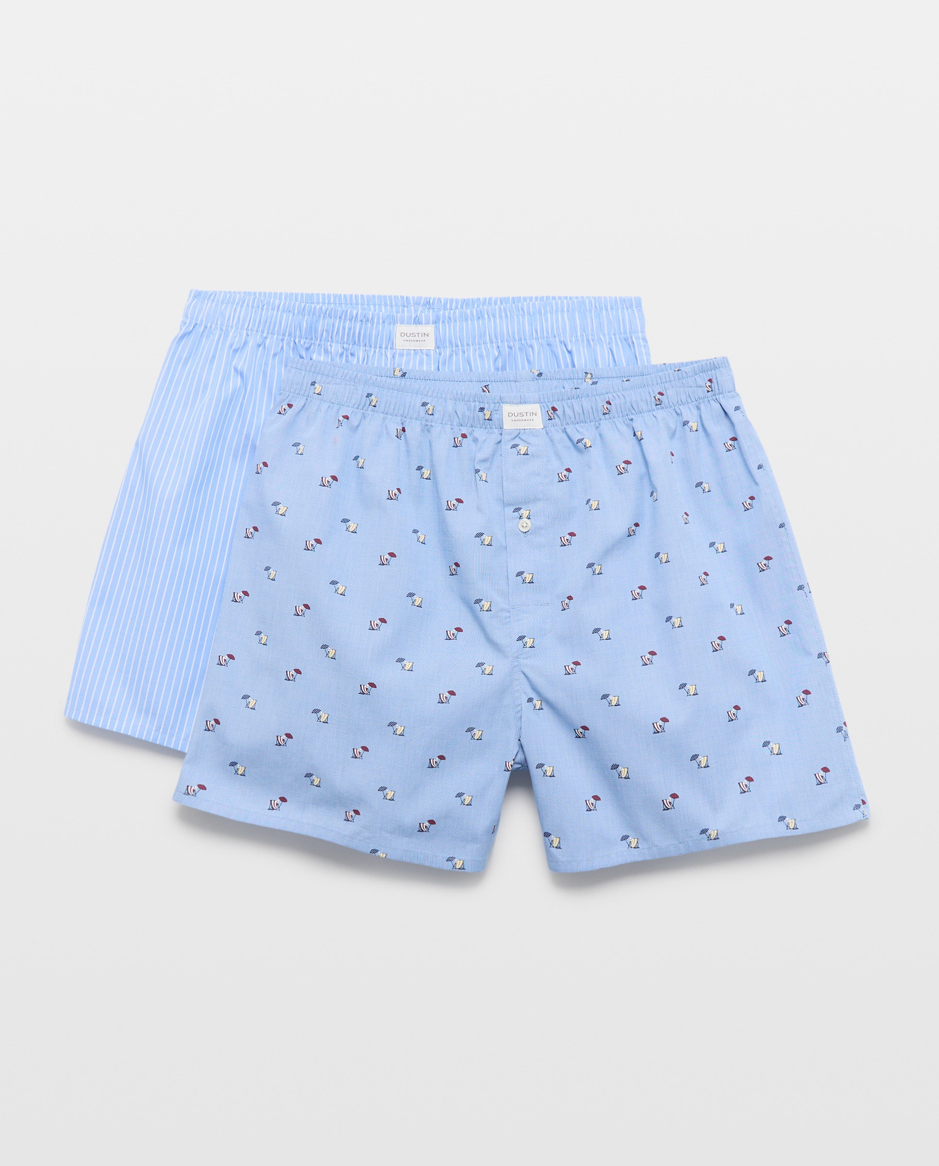 Pack de 2 Boxers em Tecido Azul-1