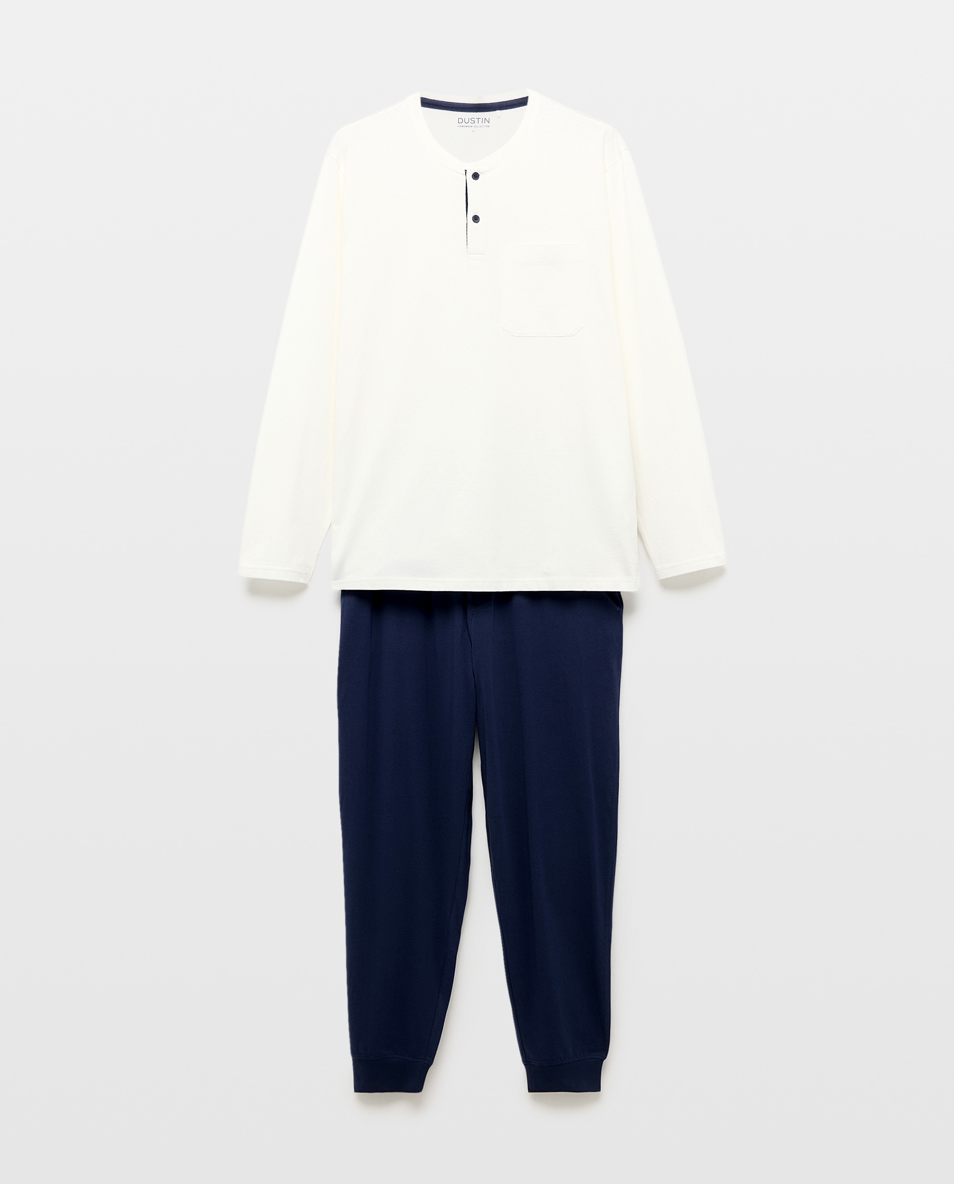 Pijama Comprido com Fantasia Branco-3
