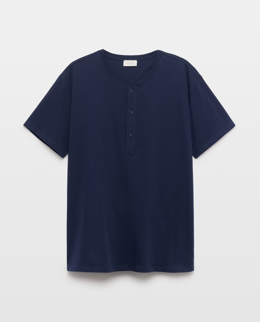 Imagen 0 de Camiseta de hombre estilo panadera en manga corta