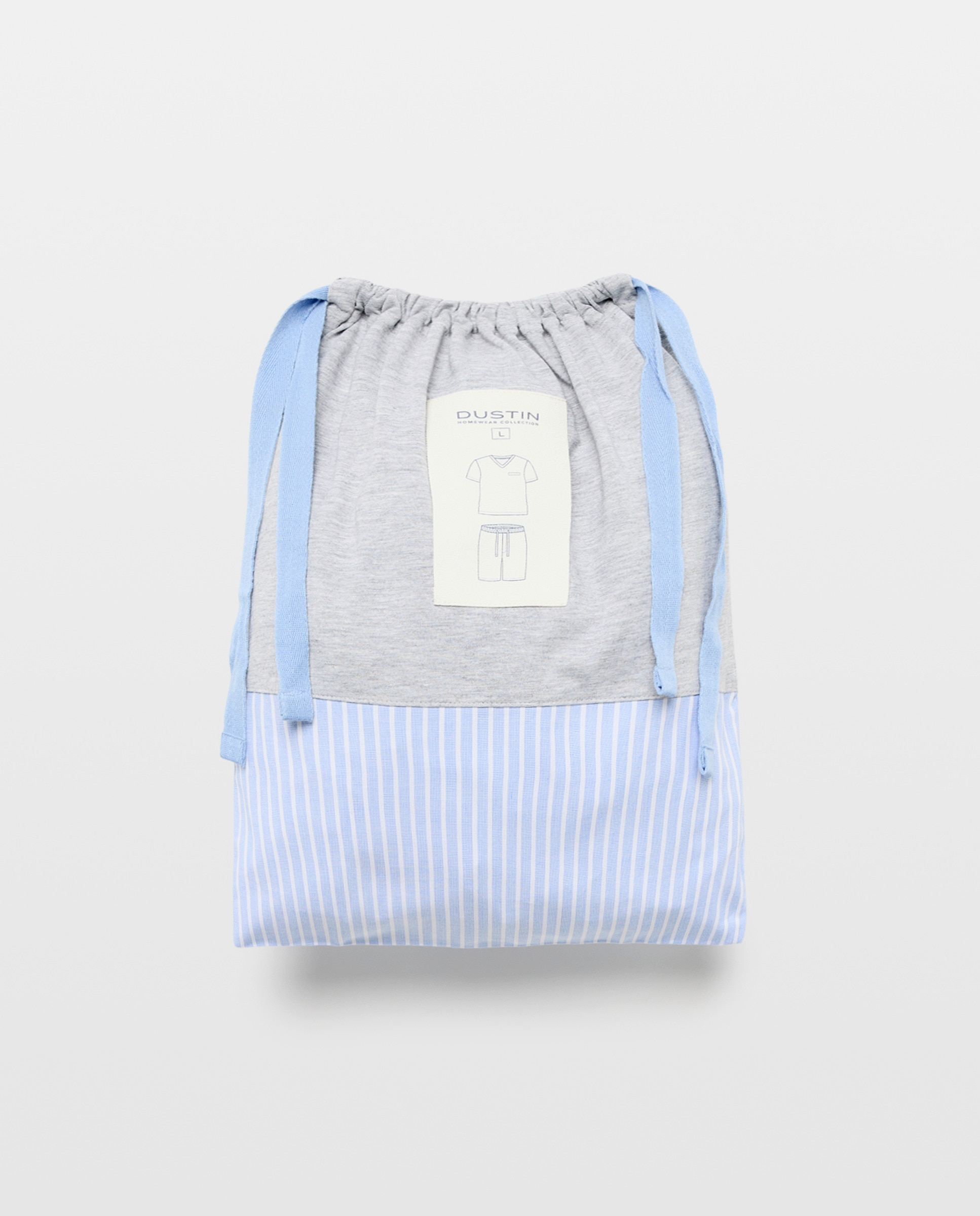 Pijama Misto Curto Azul-marinho-5