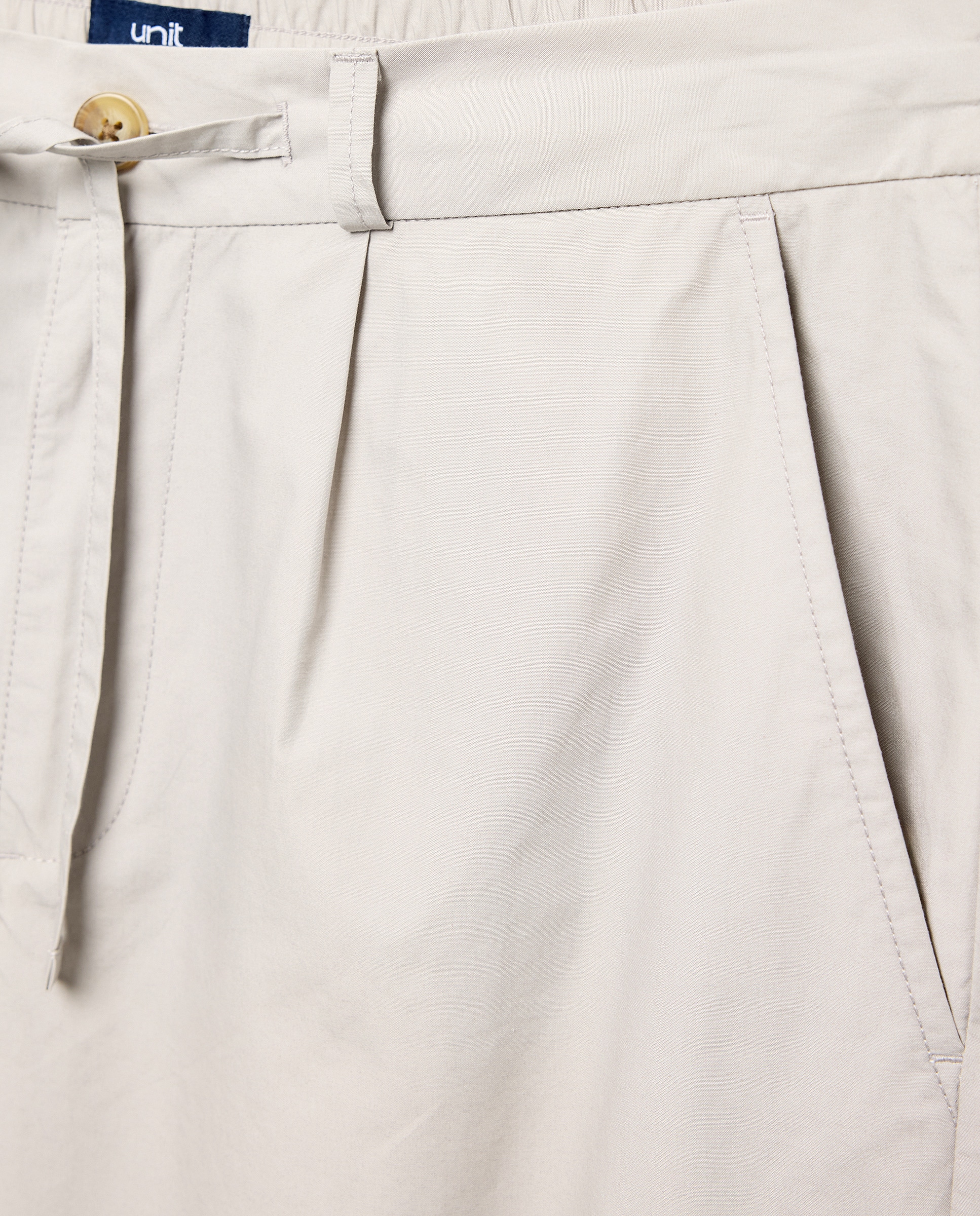Pantalón hombre chino gomas popelín Gris claro-5