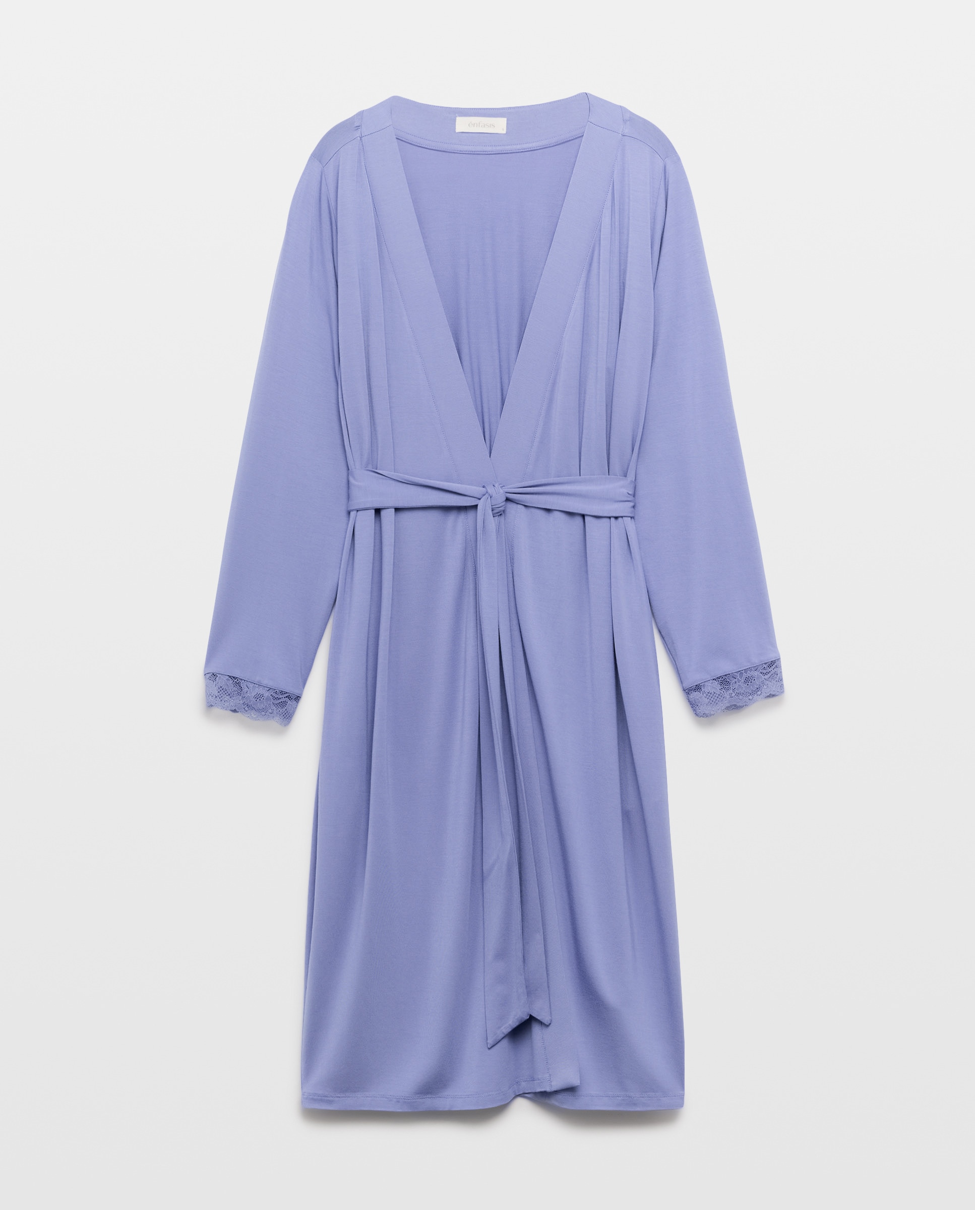 Robe de Viscose Liso 400 Azul-1