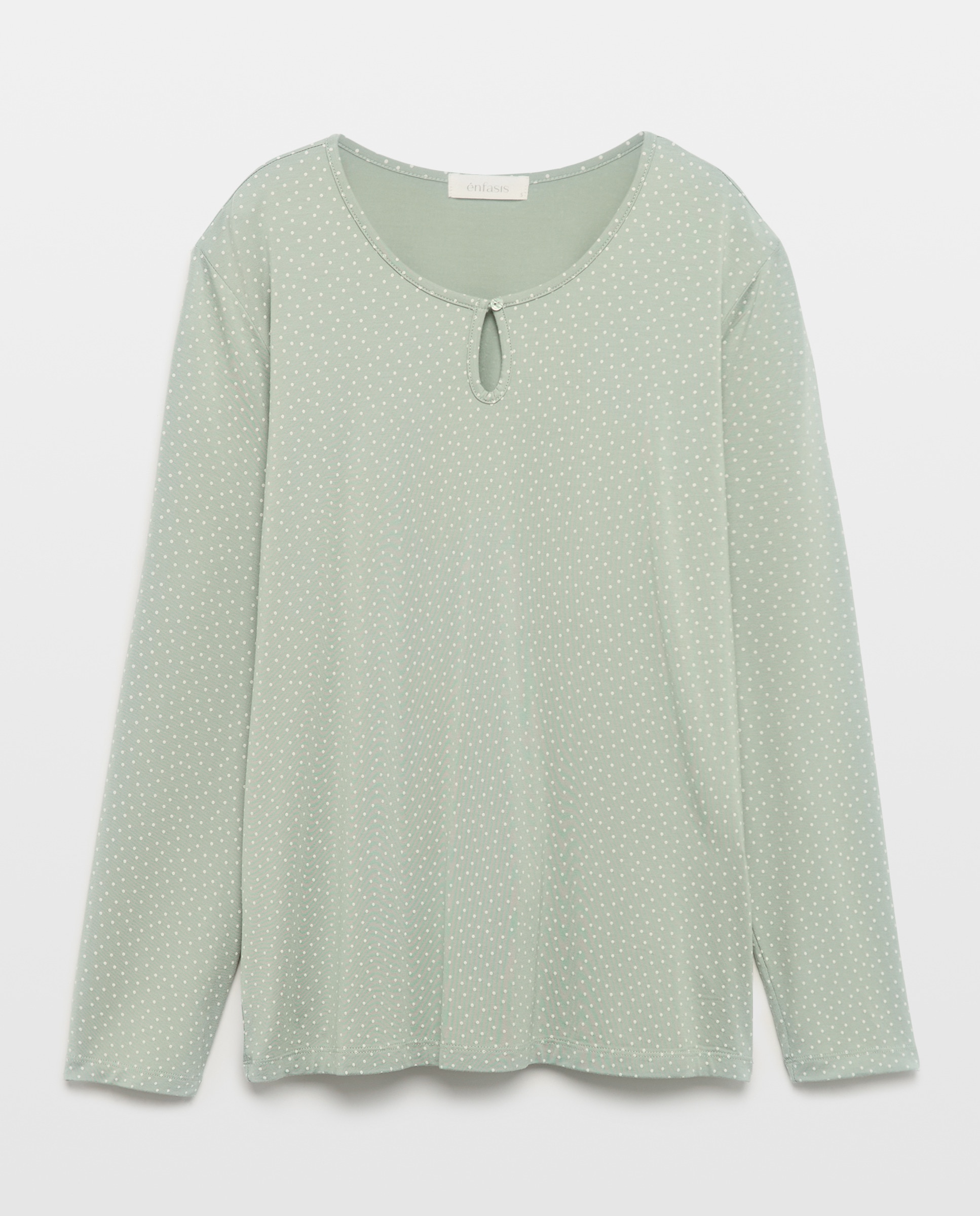 T-shirt de Viscose Estampada Verde-4