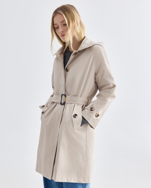 Imagen 0 de Gabardina de mujer lisa