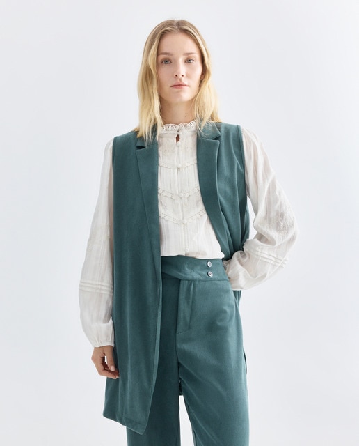 Chaleco de mujer liso