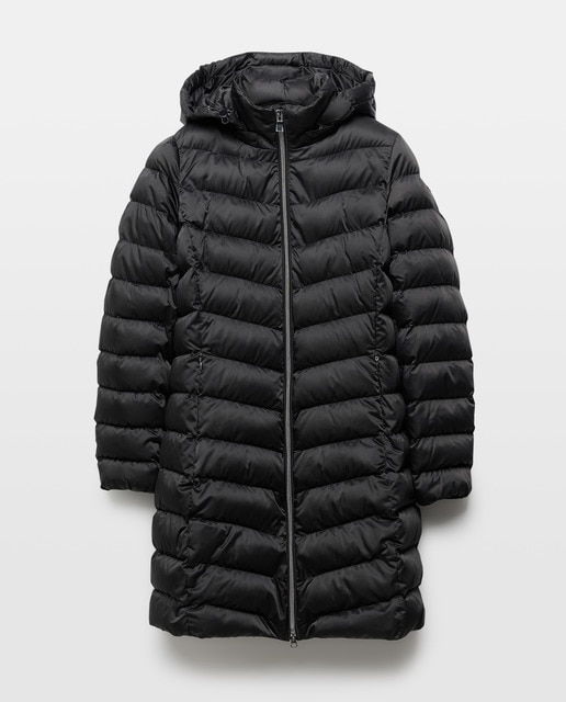 Imagem 0 de Casaco Comprido com Capuz Desmontável