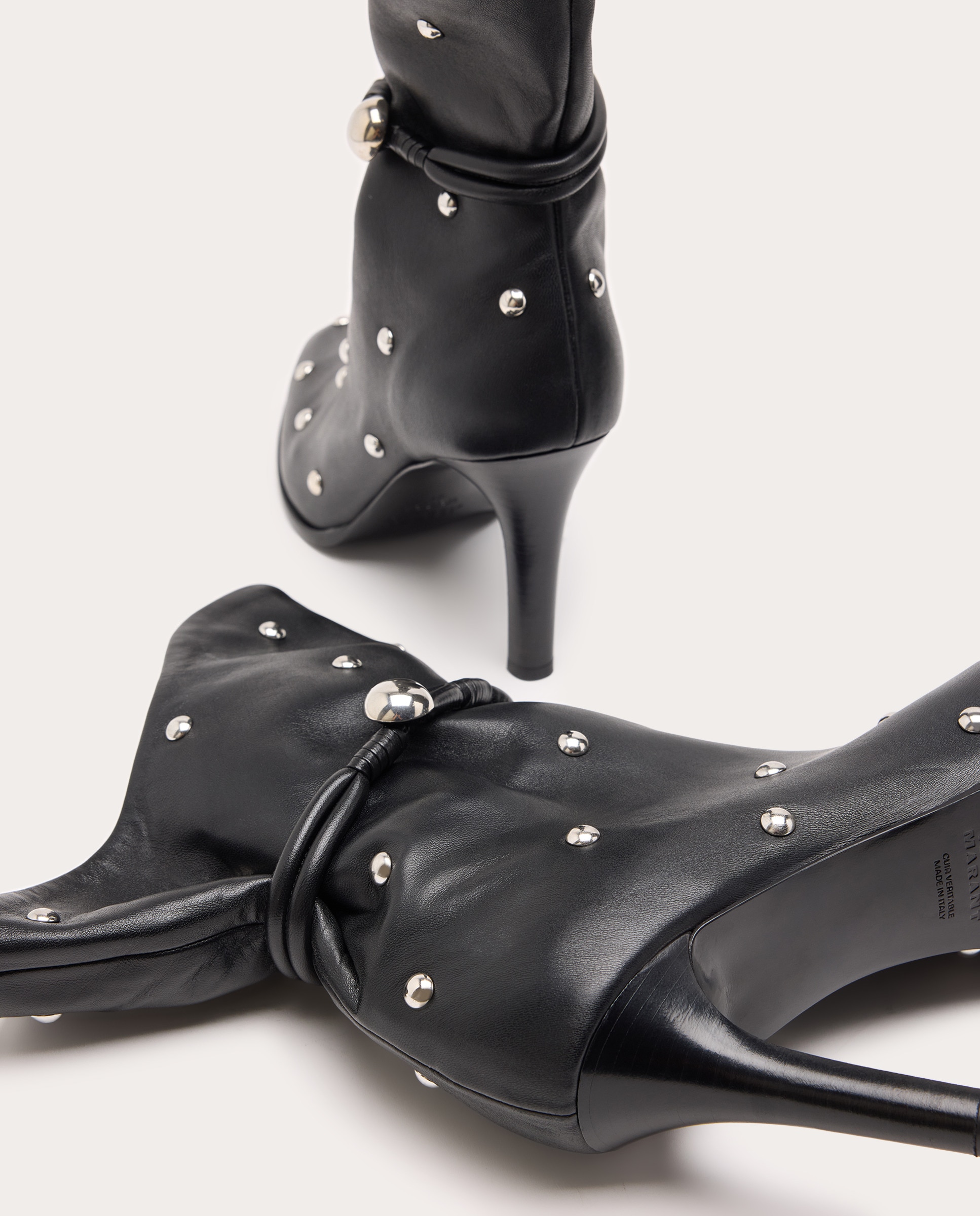 Botines Forla de piel Negro-5