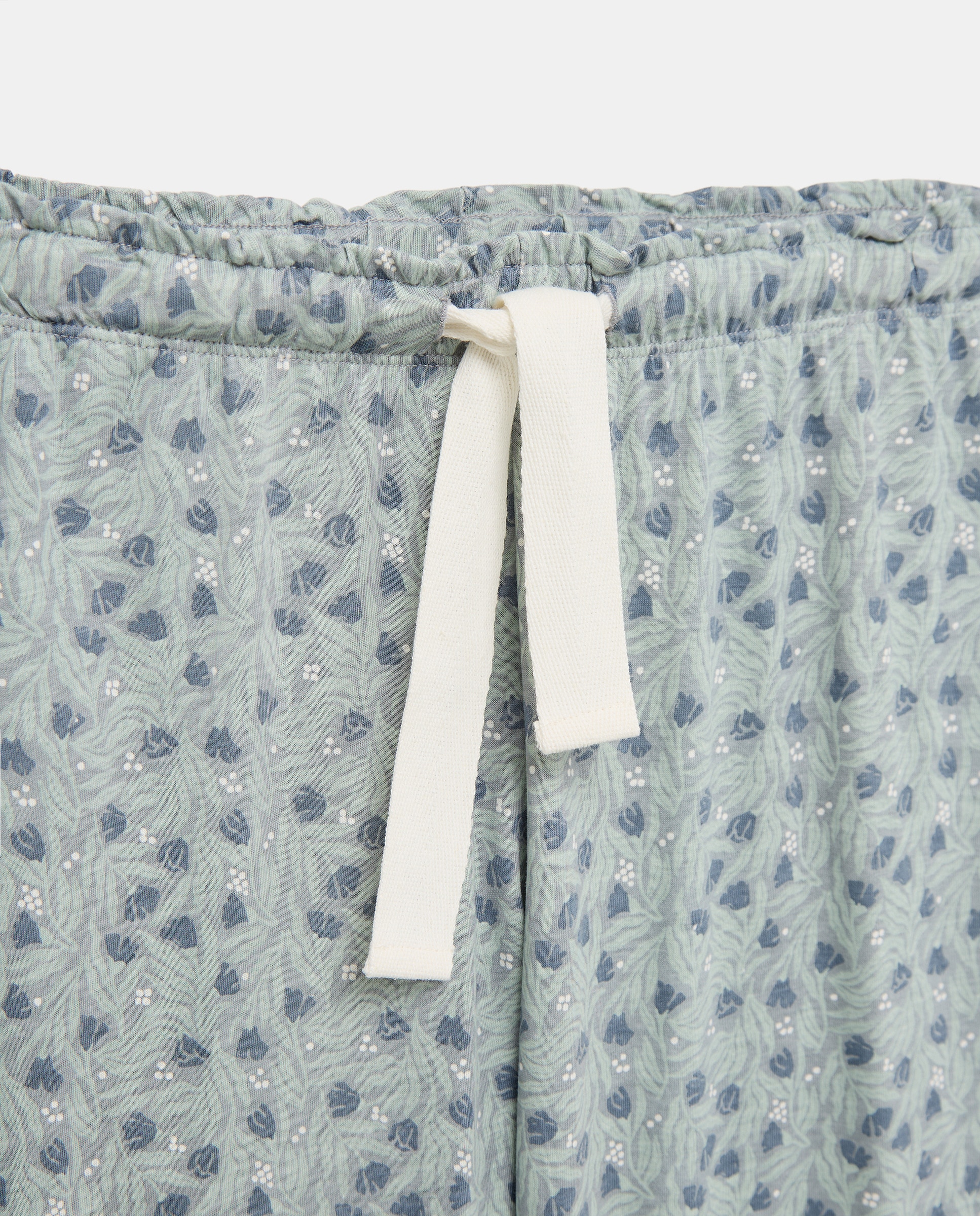 Pijama mujer algodón estampado Blanco roto-2