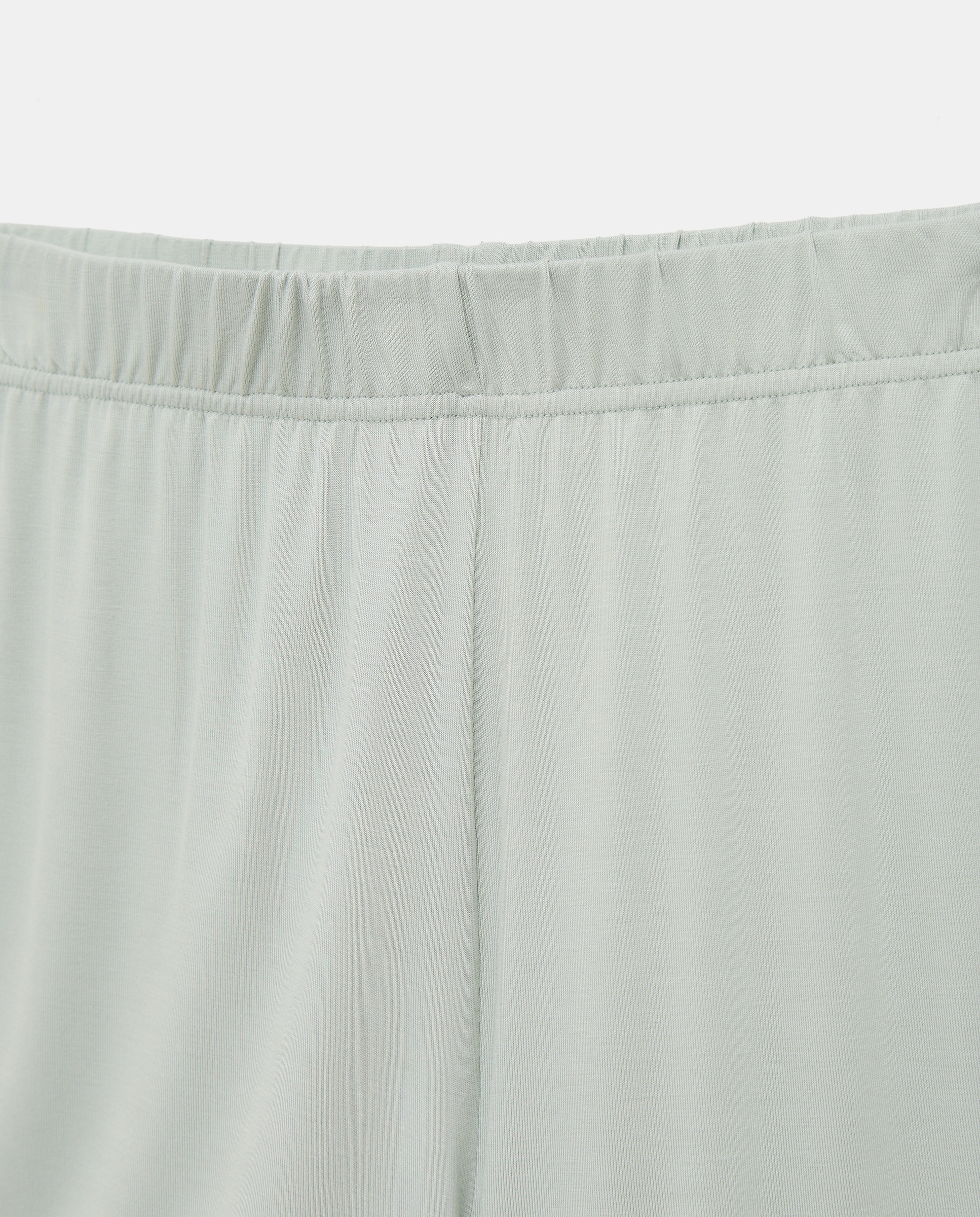 Pijama mujer corto con solapa 582 Verde agua-4
