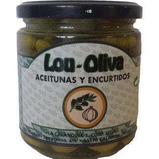 cóctel de encurtidos sabor anchoa tarro 200 g neto escurrido - Lou Oliva