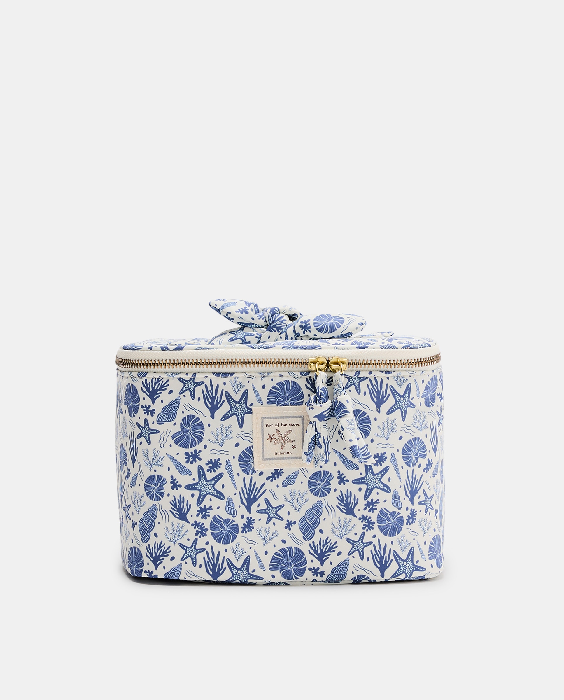 Imagem 0 de Nécessaire/Lancheira com Estampado do Mar