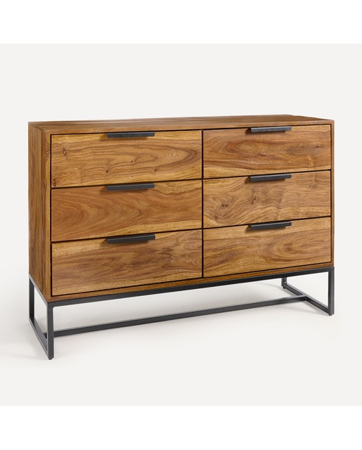 Imagen 0 de Cómoda de madera de palisandro con 6 cajones Bremen El Corte Inglés (Reacondicionado Grado A)