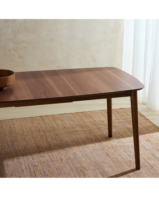 Imagen 0 de Mesa de comedor extensible en madera de nogal Dumas. Reacondicionados grado C