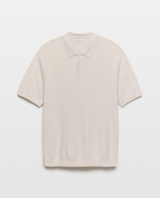 Imagem 0 de Polo de Tricot com Manga Curta e Estrutura