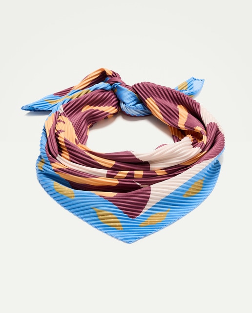 Imagem 0 de Lenço Plissado Estampado