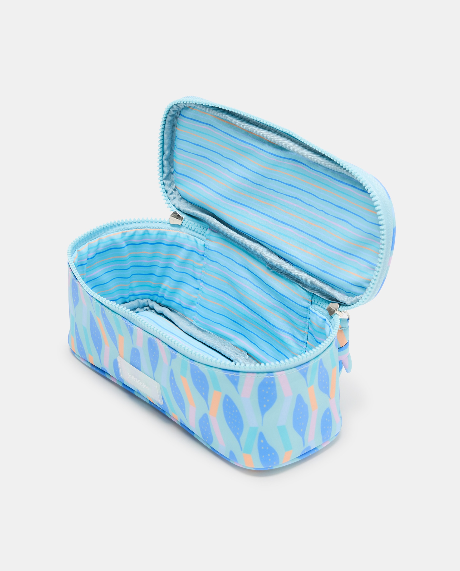 Nécessaire Estampado Retangular 400 Azul-3