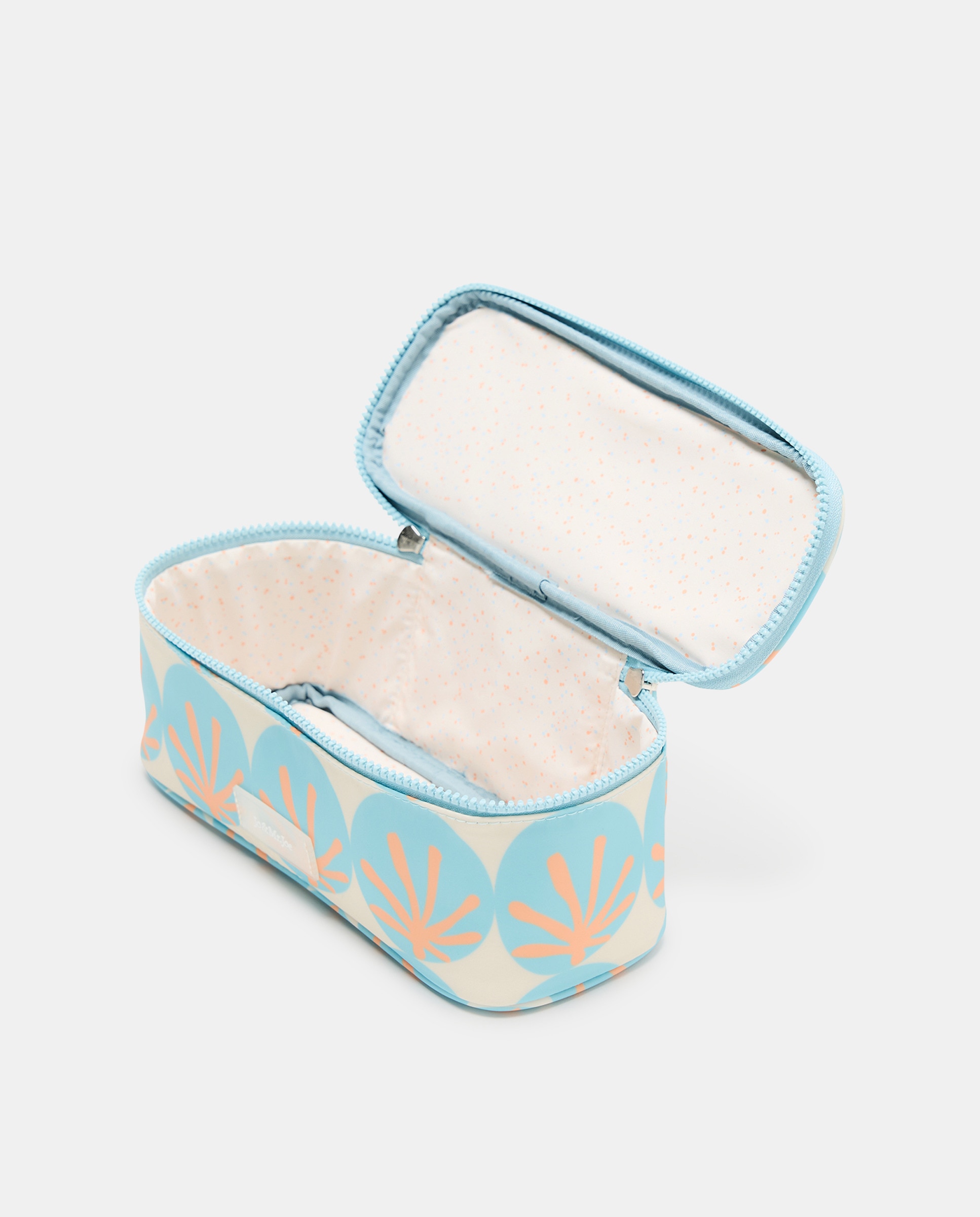 Nécessaire Estampado Retangular Verde-3