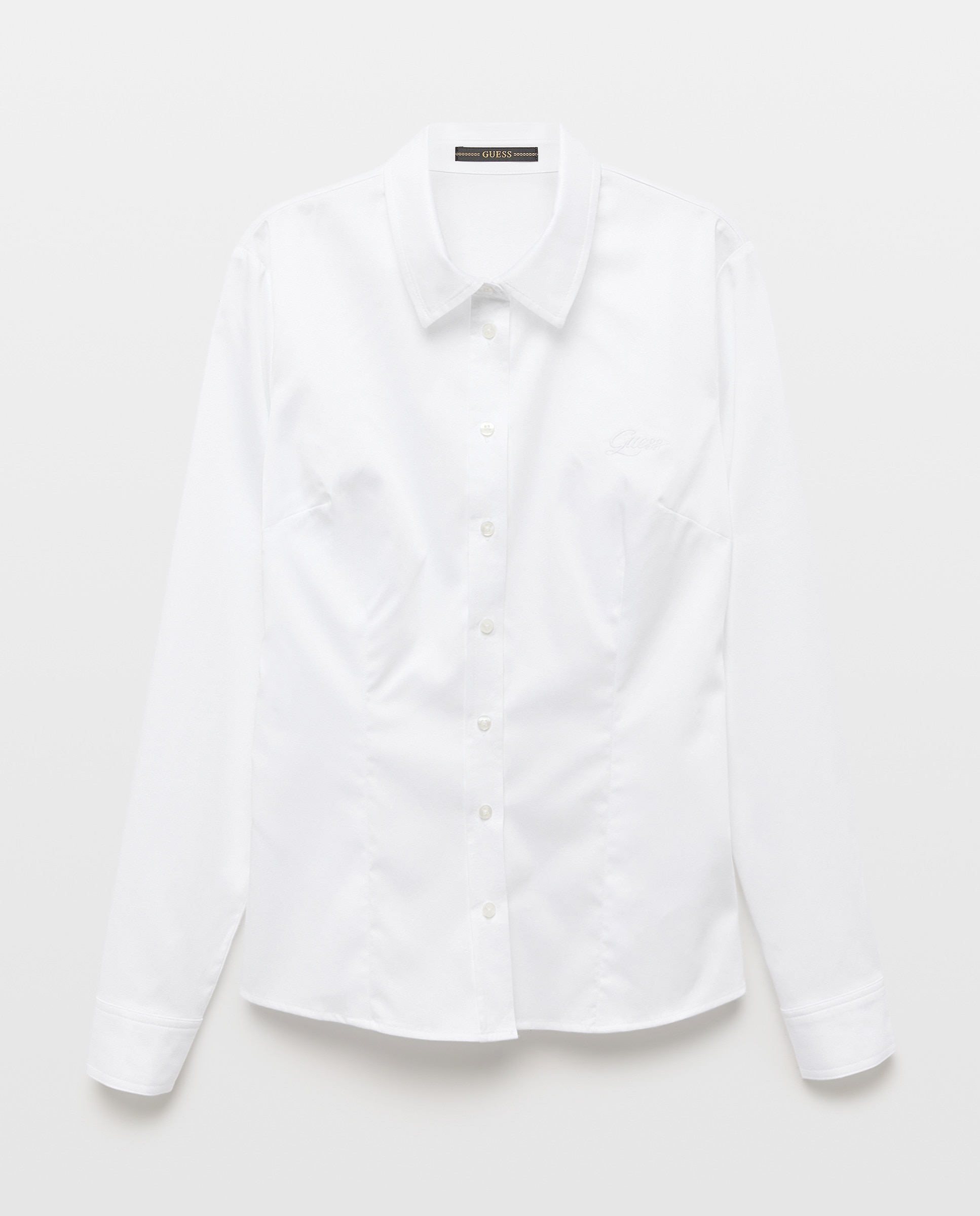 Camisa de manga comprida Branco-1