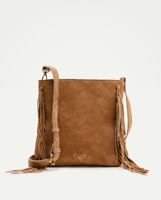 Imagem 0 de Mala em Pele com Franjas