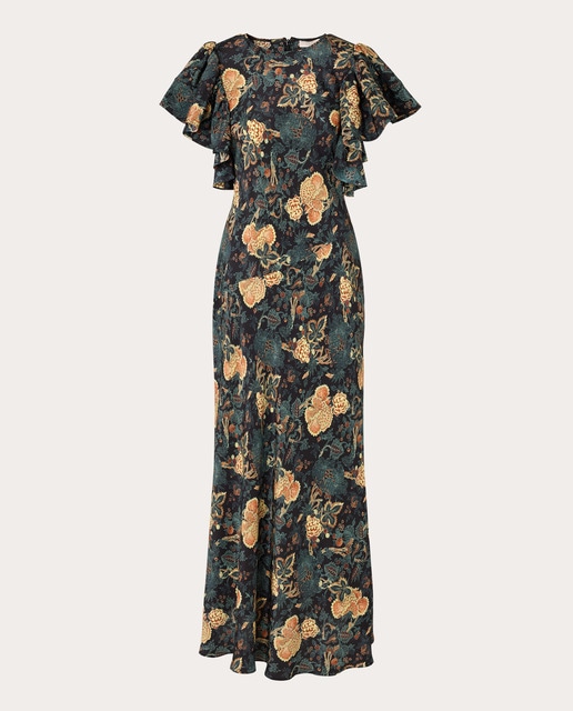 Imagem 0 de Vestido Midi Mariam de Seda