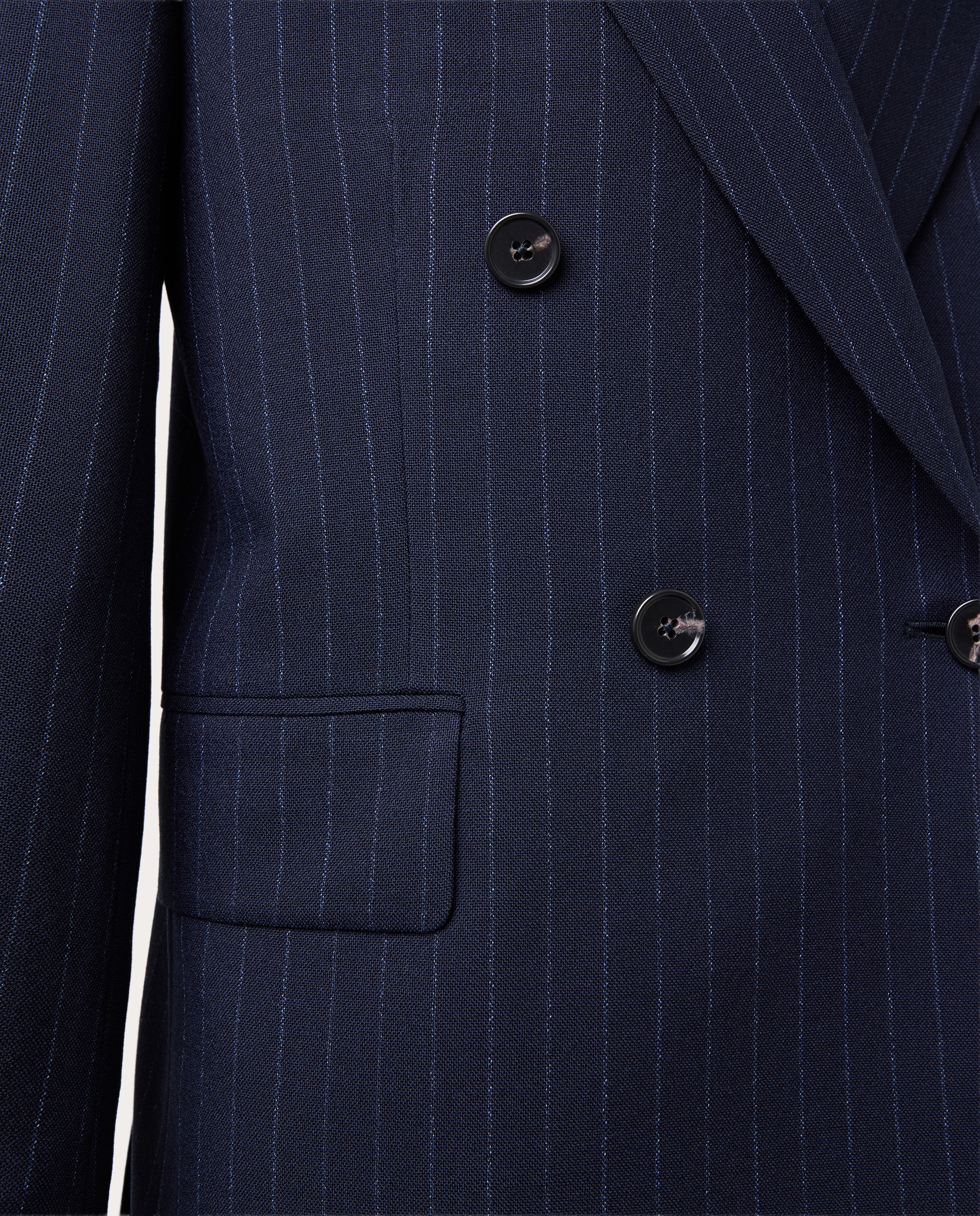 Casaco de lã Azul-escuro-3