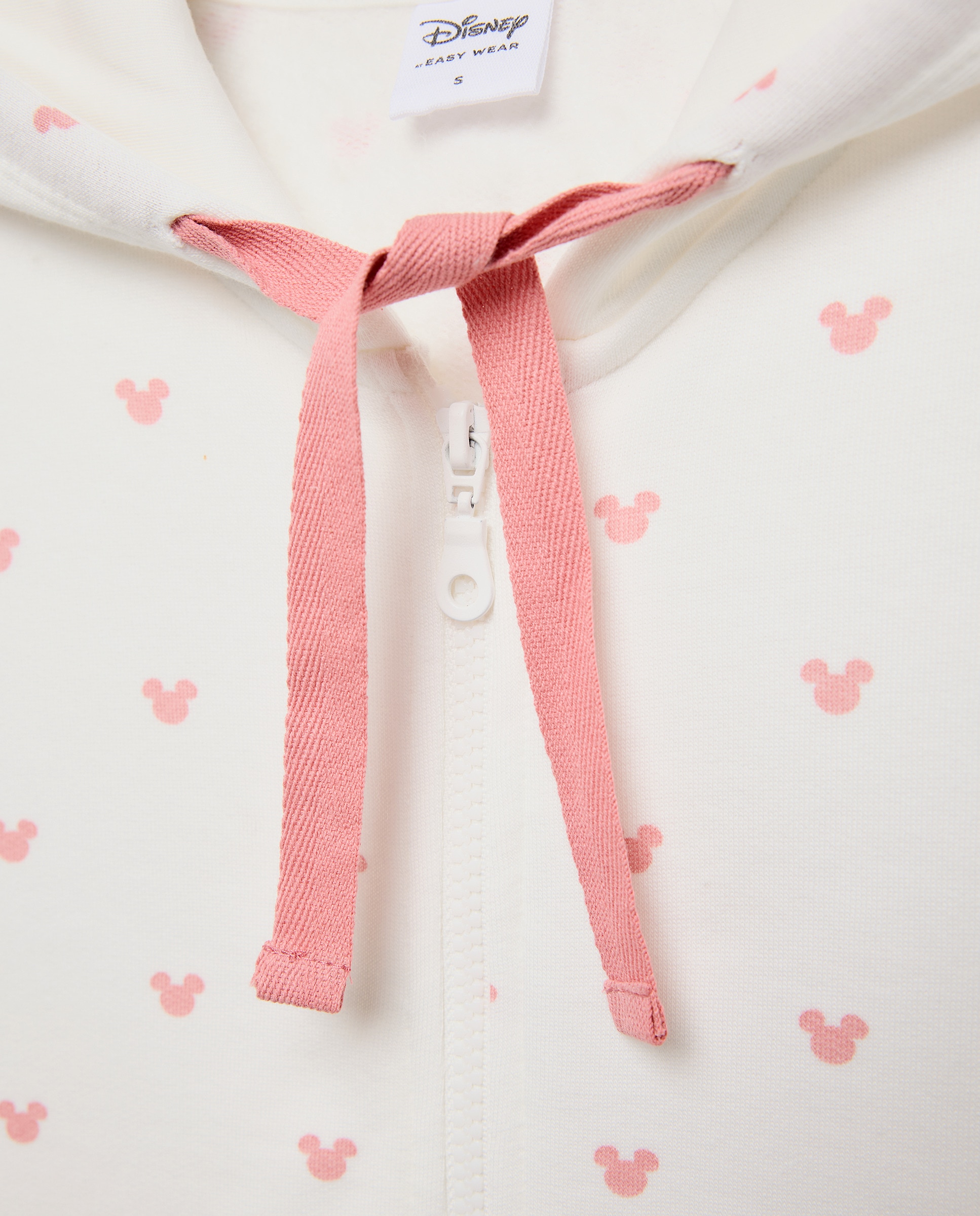 Sweatshirt Mickey Cabeças Branco-marfim-5