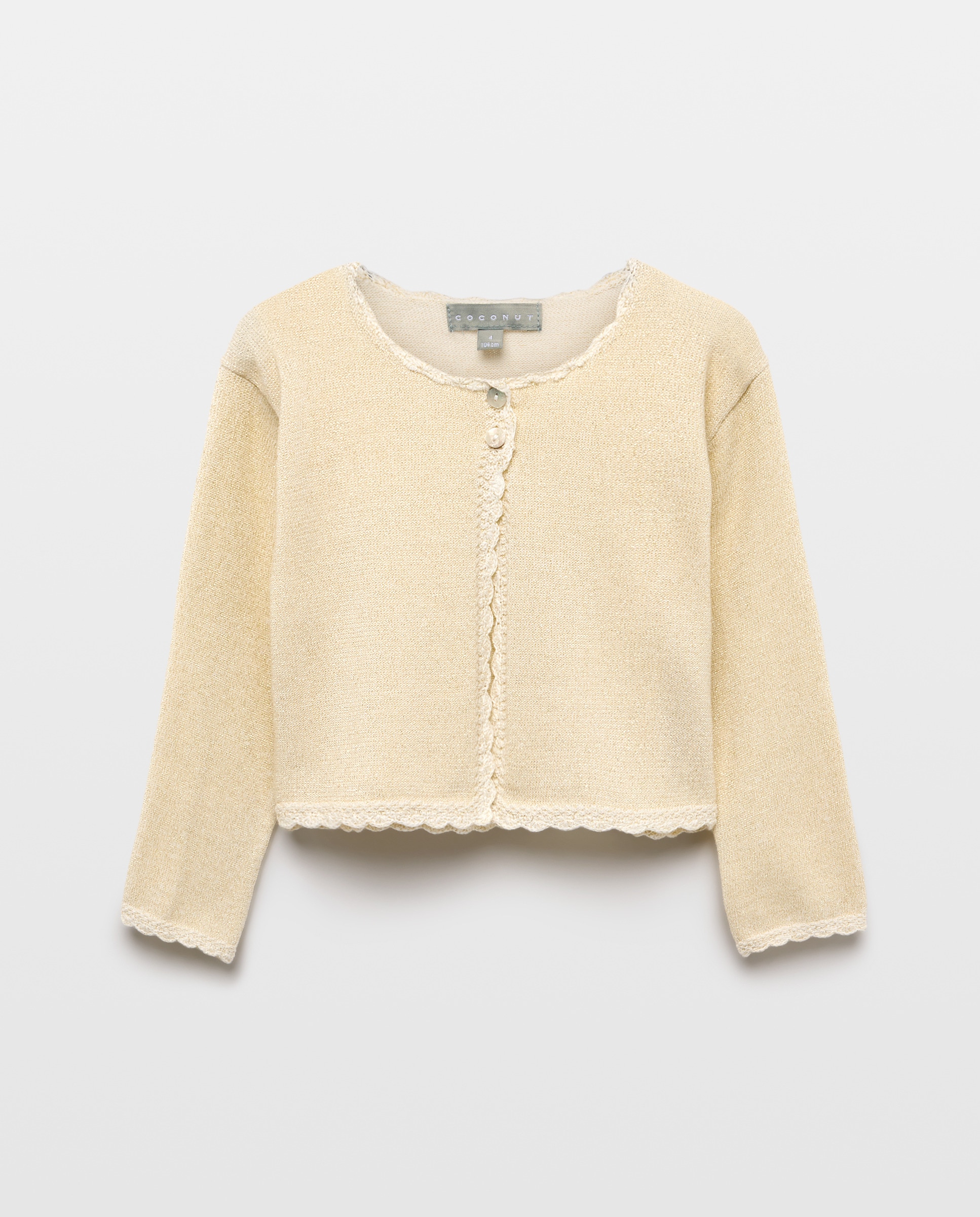 Casaco com Efeito de Fio Metalizado Torrado-4