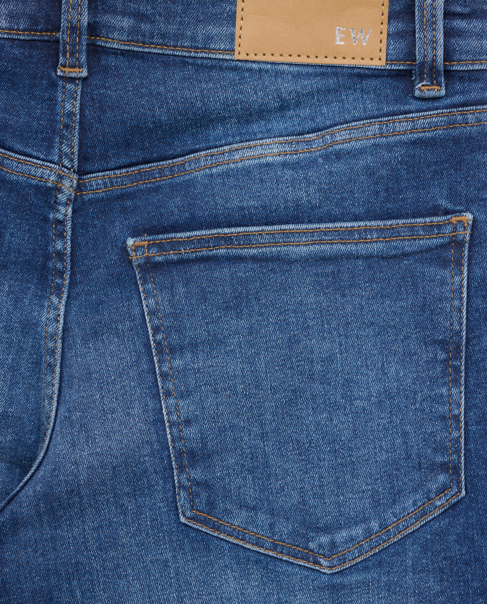 Pantalón denim de mujer pitillo - Easy Wear - Azul oscuro Azul oscuro-5