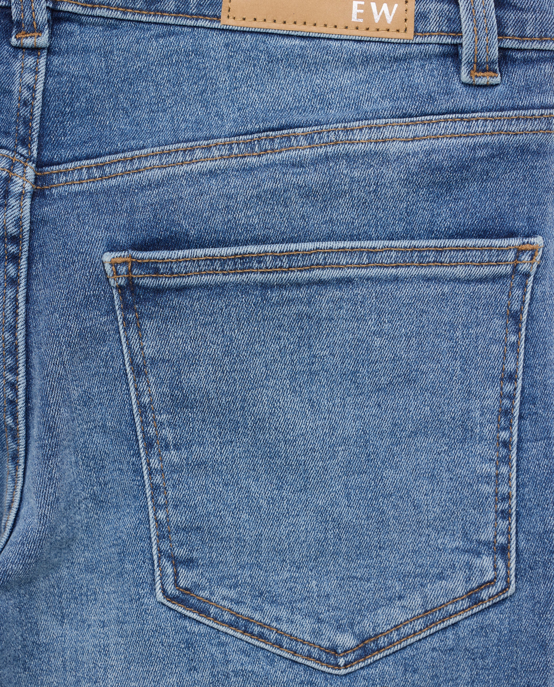 Pantalón denim de mujer pitillo - Easy Wear - Azul índigo Azul índigo-5